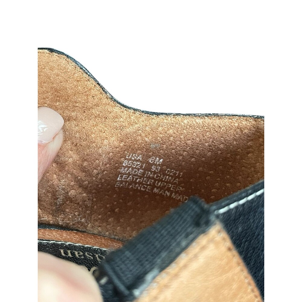 Clarks Black Lea Diamond Hart Peep Toe Heels‎ 85321 - 8 M Career Office - Picture 13 of 16
